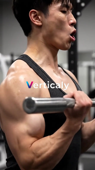 腕を鍛える男性