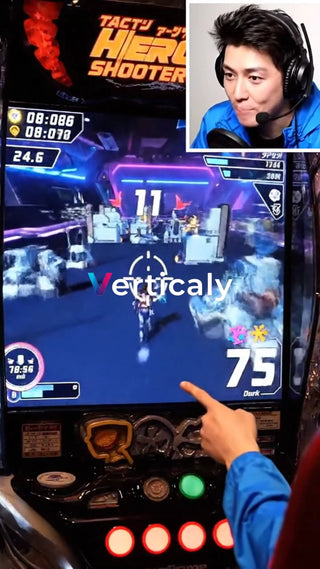 ゲーム実況、楽しむ男性