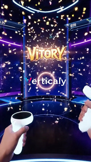 勝利の瞬間、VRゲーム