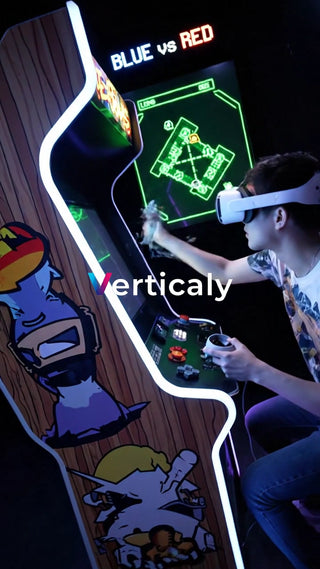 VRゲーム、白熱の対戦