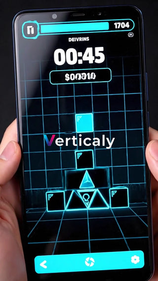 スマホゲーム、縦画面で熱中