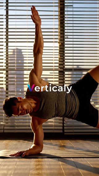 ヨガポーズ、力強く