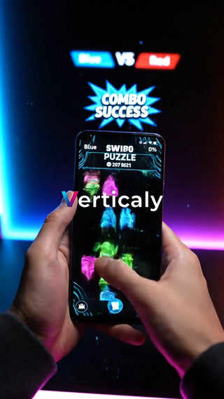 スマホパズルゲーム、コンボ成功