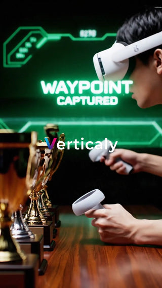 VRゲーム、勝利の瞬間