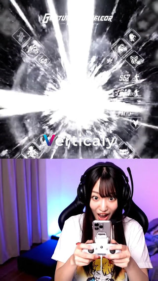 ゲーム実況、驚きの表情