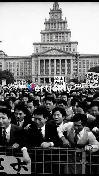 群衆の中、歴史的建造物