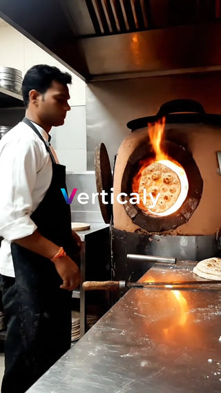 タンドールで焼く、本格ナン