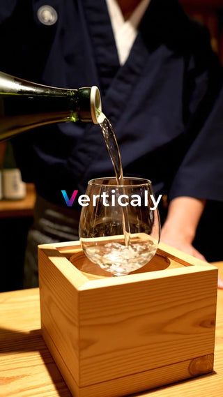 日本酒を注ぐ、粋な瞬間