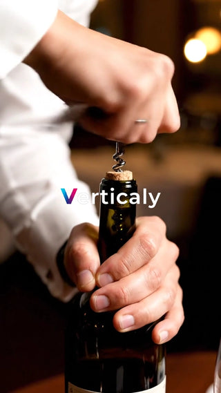 ワインを注ぐ瞬間