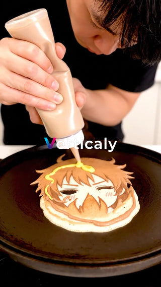 アニメ風パンケーキアート