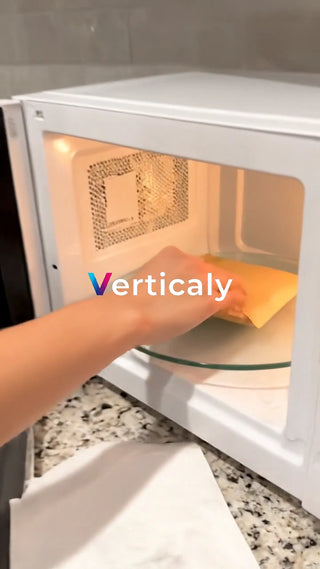 料理を温める様子