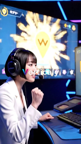 ゲーマー女子、勝利の瞬間