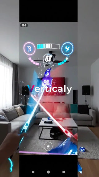 AR game, battle it out in your living room!