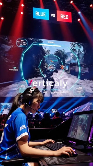 ゲーマー女子、熱戦の瞬間