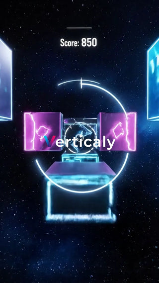 ゲーム画面、縦型