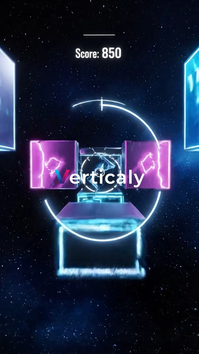 ゲーム画面、縦型