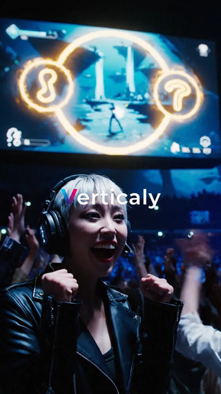 ゲームに興奮する女性