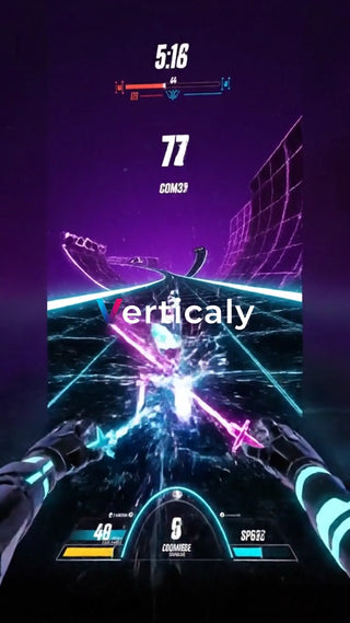 VRゲーム、剣と光の戦い