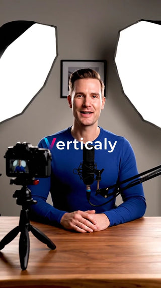 話す男性、配信風景