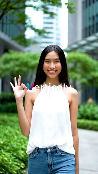 都会の公園でくつろぐ女性