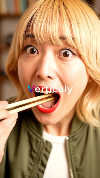 美味しそうに食べる女性