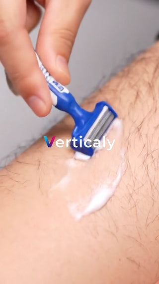 髭を剃る、爽やかな朝