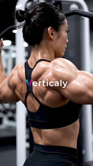 背中の筋肉美、ラットプル