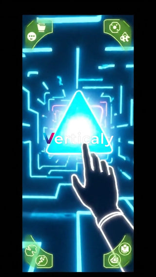 未来都市を彷徨う手