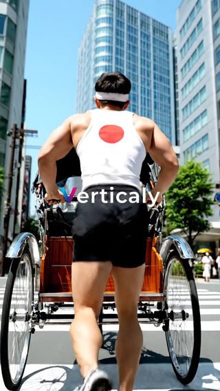 人力車の街並み