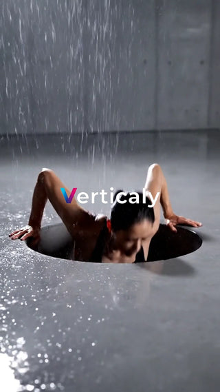 水面に現れる女性