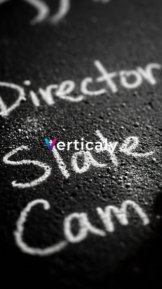 撮影前の指示、監督と