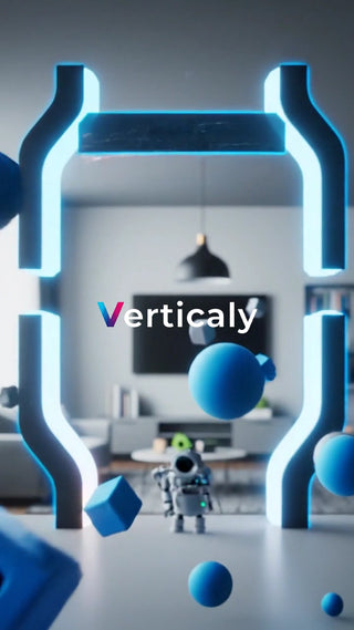 未来都市を歩くロボット