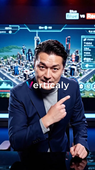 話す男性、都市の背景