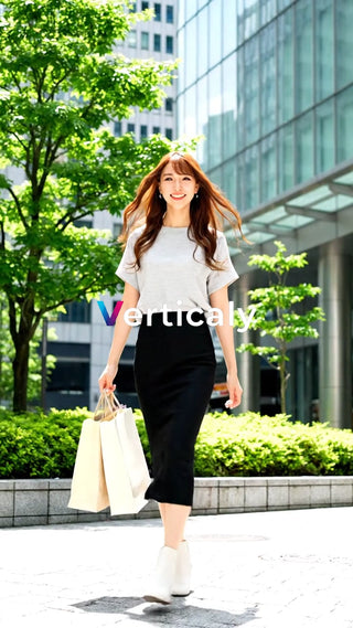 ショッピングを楽しむ女性