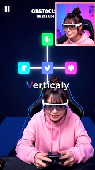 ゲーム実況、熱中する女性