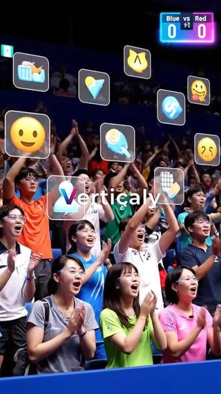 Enthusiasm in the audience seats, cheers of support