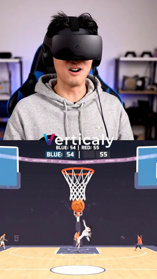 VRバスケ、白熱の試合