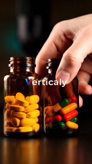 カラフルなカプセル薬