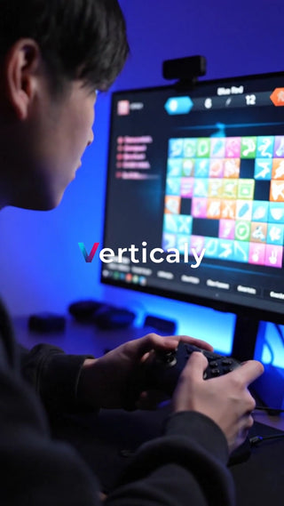 ゲームプレイ、集中する横顔