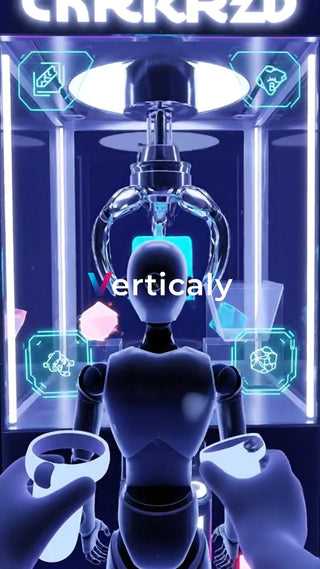 VRゲームを楽しむロボット