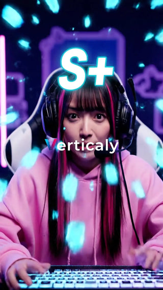 ゲーマー女子、集中プレイ