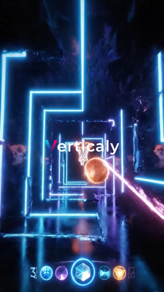 未来都市をバスケボール