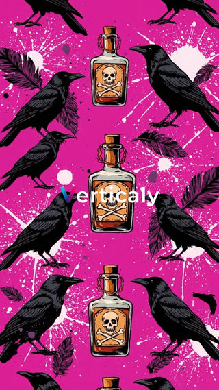 カラスと毒薬の幻想的な世界