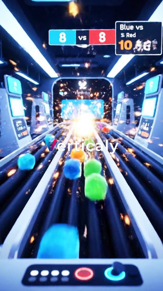 ゲーム画面、白熱バトル