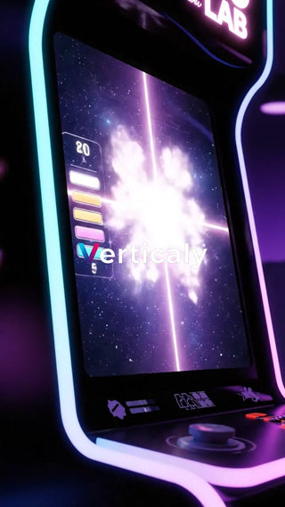 未来感溢れるゲーム画面