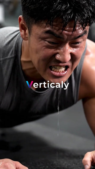 トレーニング中の男性