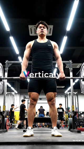 力強いデッドリフト