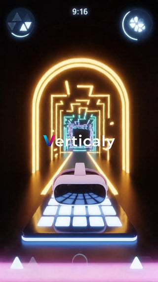 VRゴーグル体験、未来都市へ