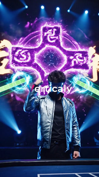 未来都市を闊歩する男