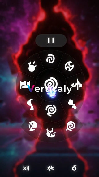 幻想的な光の輪、エフェクト